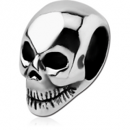 SURGICAL STEEL BEAD 5.0 - 5.2 MM HOLE - SKULL