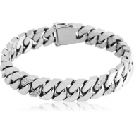 SURGICAL STEEL JEWELLED BRACELET