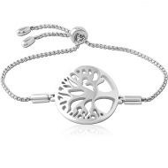 SURGICAL STEEL BRACELET - TREE