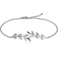 SURGICAL STEEL JEWELLED BRACELET