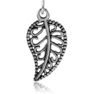 SURGICAL STEEL CHARM - LEAF