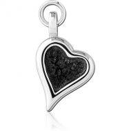SURGICAL STEEL CHARM - HEART