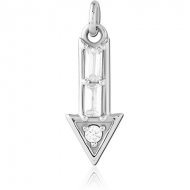 SURGICAL STEEL JEWELLED CHARM