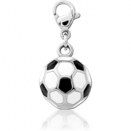 SURGICAL STEEL CHARM WITH LOBSTER LOCKER - BALL