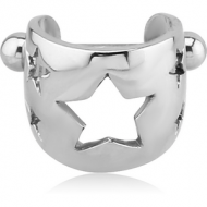 SURGICAL STEEL CARTILAGE SHIELD - STARS