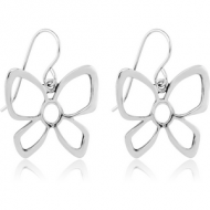 SURGICAL STEEL EARRINGS PAIR - BIG BUTTERFLY
