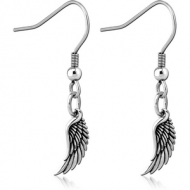 SURGICAL STEEL EARRINGS PAIR - WINGS