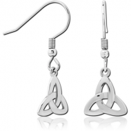 SURGICAL STEEL EARRINGS PAIR - FANCY TRIANGLE
