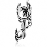 SURGICAL STEEL EAR CUFF - LEAFS
