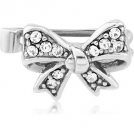 SURGICAL STEEL JEWELLED EAR CUFF
