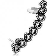 SURGICAL STEEL EAR CUFF - DROPS