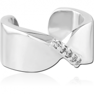 SURGICAL STEEL JEWELLED EAR CUFF