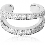 SURGICAL STEEL JEWELLED EAR CUFF