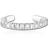SURGICAL STEEL JEWELLED EAR CUFF