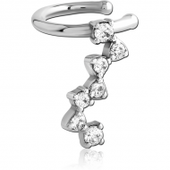 SURGICAL STEEL JEWELLED EAR CUFF