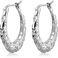 SURGICAL STEEL HOOP EARRINGS