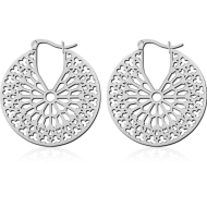 SURGICAL STEEL HOOP EARRINGS PAIR