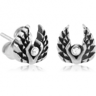 SURGICAL STEEL EAR STUDS PAIR