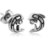 SURGICAL STEEL EAR STUDS PAIR