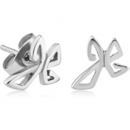 SURGICAL STEEL EAR STUDS PAIR
