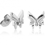 SURGICAL STEEL EAR STUDS PAIR
