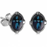 SURGICAL STEEL EAR STUDS PAIR