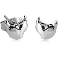 SURGICAL STEEL EAR STUDS PAIR