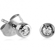 SURGICAL STEEL EAR STUDS PAIR
