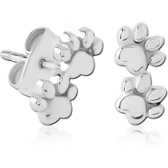 SURGICAL STEEL EAR STUDS - PAW