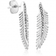 SURGICAL STEEL EAR STUDS PAIR