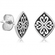 SURGICAL STEEL EAR STUDS PAIR