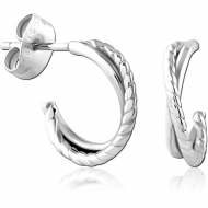 SURGICAL STEEL EAR STUDS PAIR