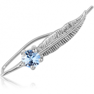 SURGICAL STEEL JEWELLED EAR VINE - LEFT