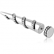 SURGICAL STEEL FAKE EXPANDER PIERCING