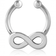 SURGICAL STEEL FAKE SEPTUM RING PIERCING