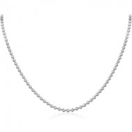 STAINLESS STEEL BALL CHAIN 40CMS WIDTH*2.4MM
