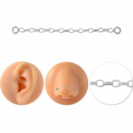 STAINLESS STEEL MULTIPURPOSE OVAL ROLLO NECK - SINGLE LINE