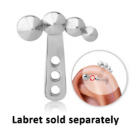SURGICAL STEEL HELLIX WRAP - CONES PIERCING