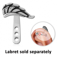 SURGICAL STEEL HELLIX WRAP - WING PIERCING