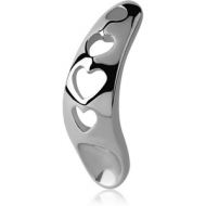 SURGICAL STEEL INTIMATE SHIELD PIERCING