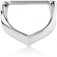 SURGICAL STEEL NIPPLE CLICKER - V