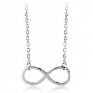 SURGICAL STEEL NECKLACE WITH PENDANT - INFINITY