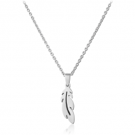 SURGICAL STEEL NECKLACE WITH PENDANT