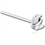 SURGICAL STEEL STRAIGHT NOSE STUD PIERCING