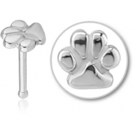SURGICAL STEEL NOSE BONE - PAW PIERCING