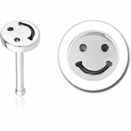 SURGICAL STEEL NOSE BONE - SMILE PIERCING