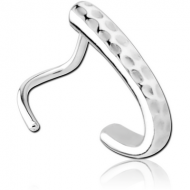 SURGICAL STEEL CURVED WRAP AROUND NOSE STUD PIERCING