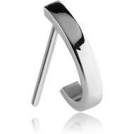 SURGICAL STEEL STRAIGHT WRAP AROUND NOSE STUD PIERCING