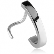 SURGICAL STEEL CURVED WRAP AROUND NOSE STUD PIERCING