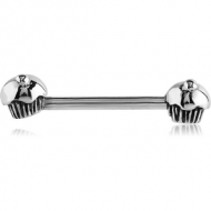 SURGICAL STEEL NIPPLE SHIELD - CUPCAKE PIERCING